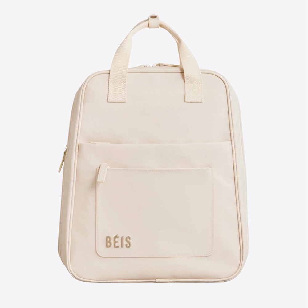 Béis - Expandable Backpack in Beige